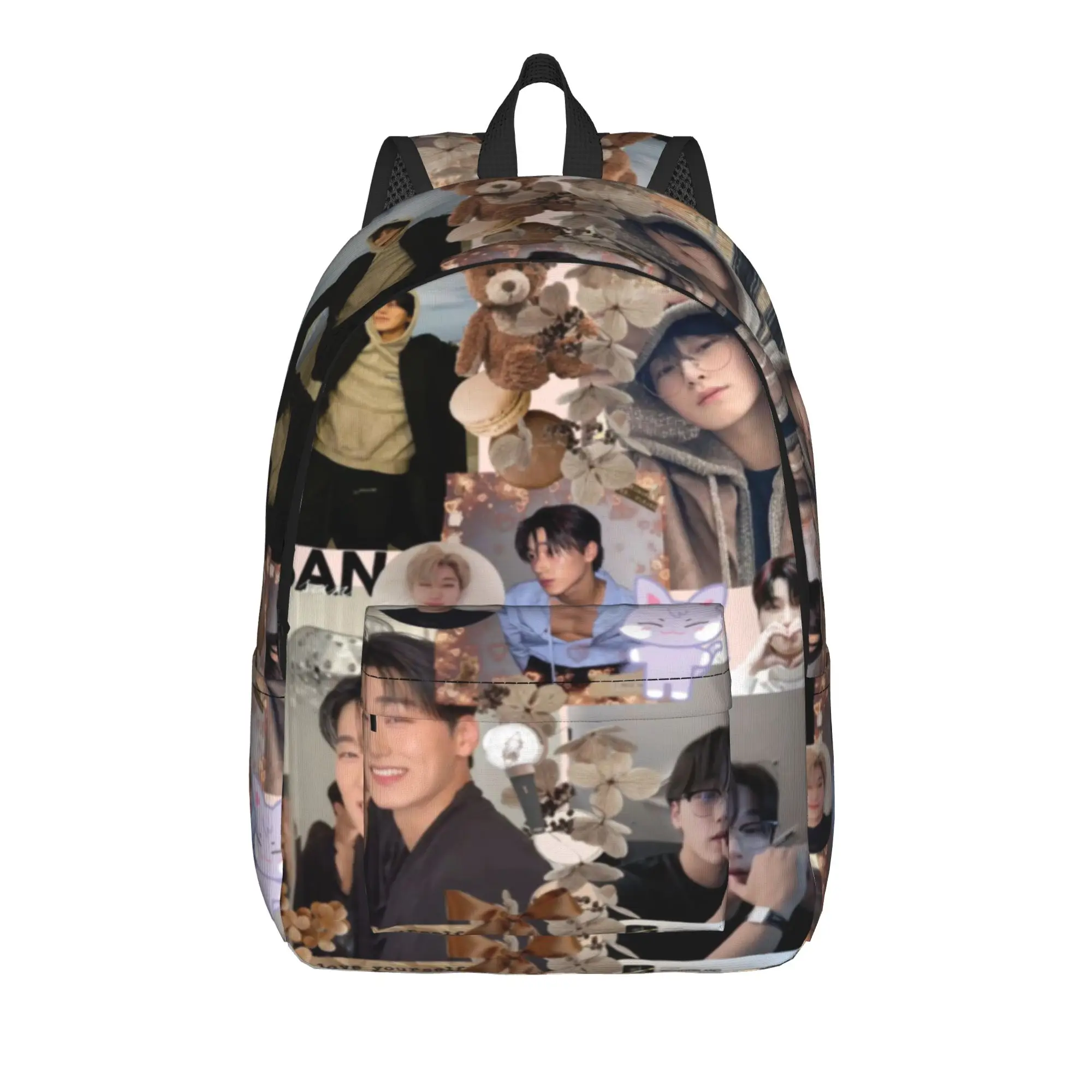 choi san bad ateezs Cool Backpack Outdoor Student Business  Daypack for Men Women Laptop Computer Shoulder Bag
