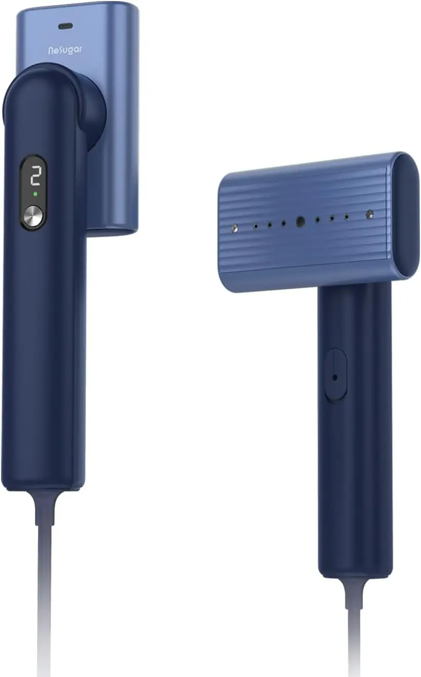 

G9 Pro Handheld Steamer: Global Voltage, Dual Modes, Auto Shut-Off, Travel & Home Use in Blue