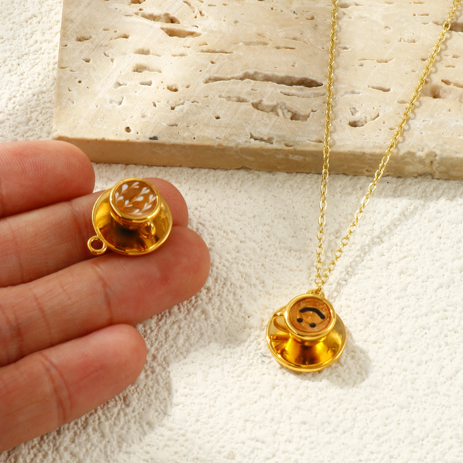 1 Adet 304 Paslanmaz Çelik Cha - 3D Printing Jewellery incelemesi ve fiyatı