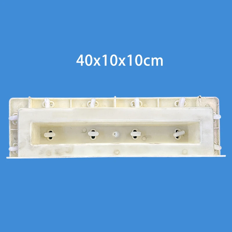 

40 * 10 * 10Cm Cement Plastic Double-Sided Hollow Brick Mold Abs Plastic Concrete Doors And Windows Garden House Decoration