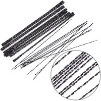 12Pcs Set Diamond Wire Saw Blade Cutter Jewelry Metal Wood Cutting Jigsaw Blades Granite EHand Craft Tools Scroll Spiral Teeth