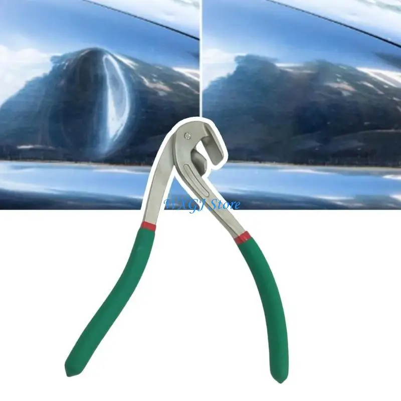 37JE أداة إزالة حواف السيارات بسيطة لاستخدام أداة تثبيت حواف السيارات للإصلاحات السريعة المناسبة للمنازل أو في الهواء الطلق #3