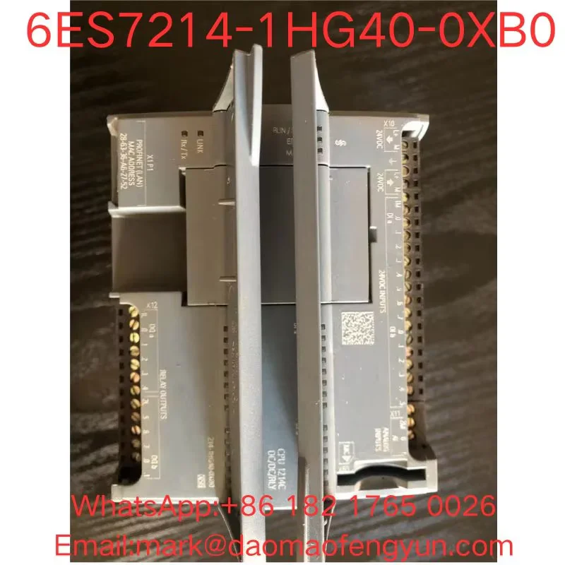 6ES7214-1HG40-0XB0 Used Module Tested OK, In Good Condition SIMATIC S7-1200, CPU 1214C