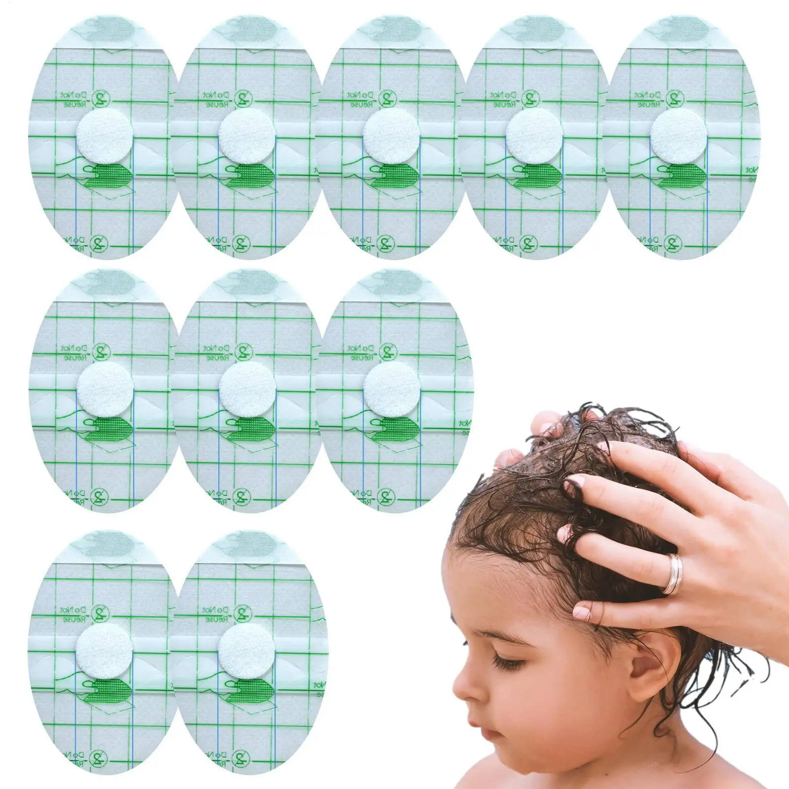 100pc Baby Ear Covers Bathing Shampoo Waterproof Kids Shower Swimming Protection Ear Stickers Child Disposable Ear Cover