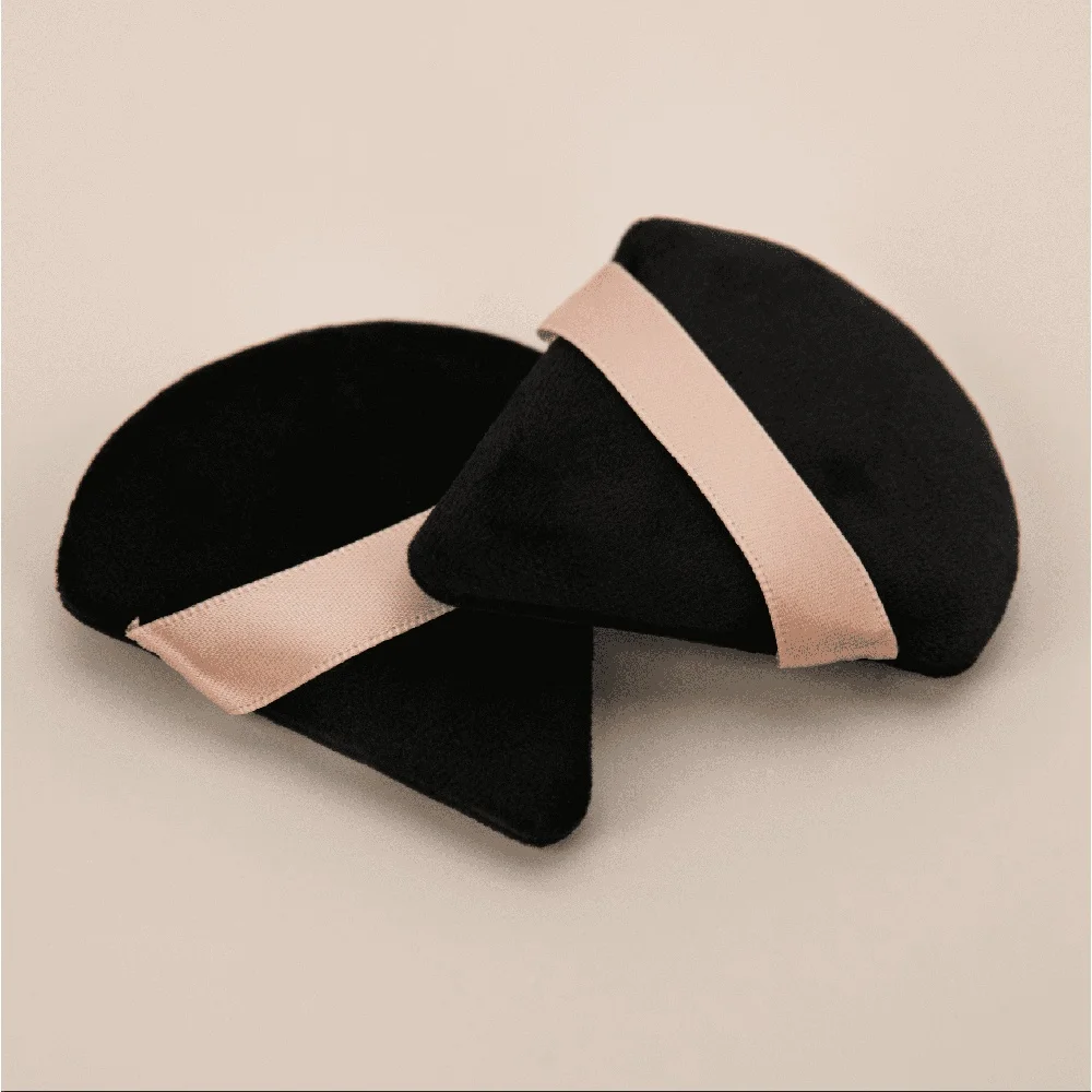 3er-Pack Präzisions-Make-up-Puffs, dreieckige Mikrofaser, weich, wiederverwendbar, loser Puder, gepresster Puder, Foundation, Concealer-Cremes