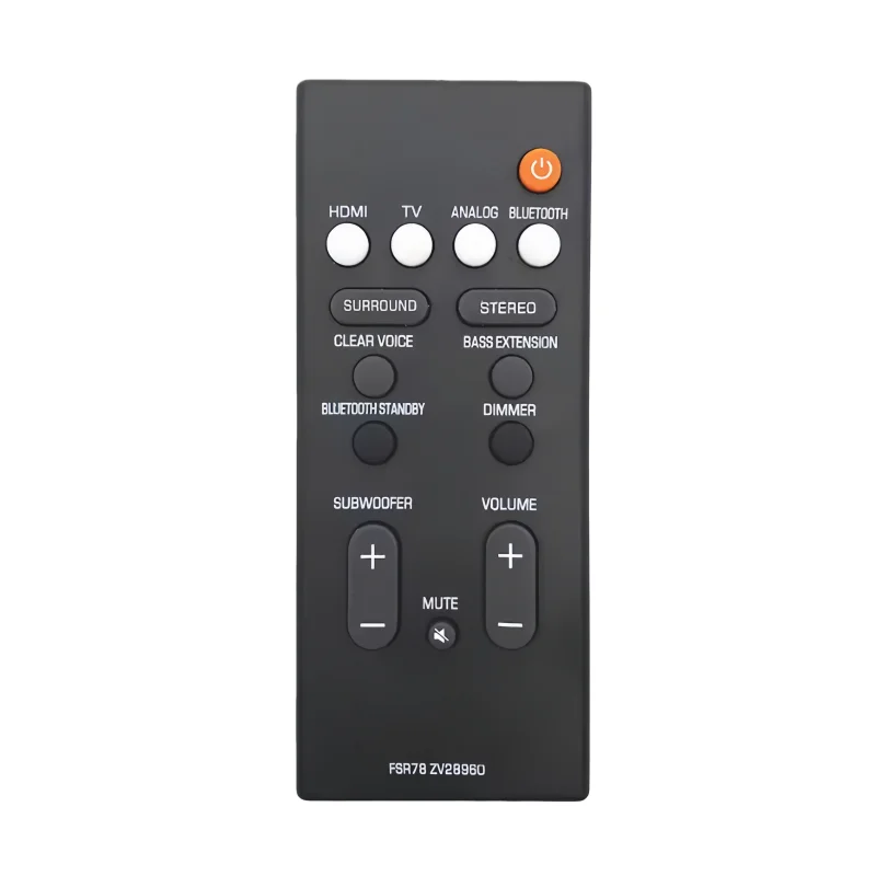 Remote Control FSR78 ZV28960 For Yamaha YAS-106 YAS-207 ATS-1060 YAS-107 ATS-1070 For Bluetooth Soundbar System