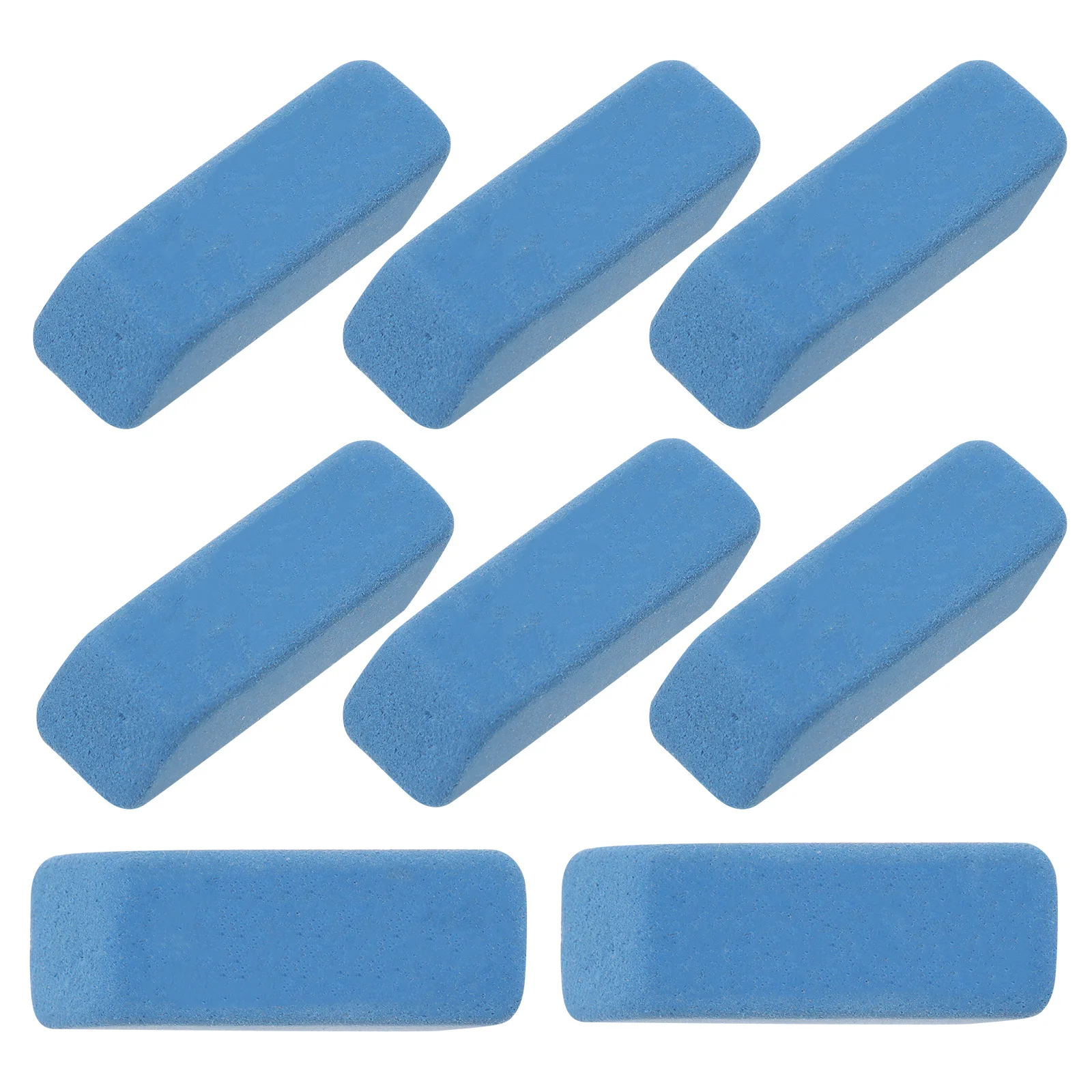 8 قطع من ممحاة القرطاسية خفيفة الوزن لأساسيات الطلاب، وظيفة التنظيف السلس للمشروعات الفنية للواجبات المنزلية باللون الأزرق والأبيض #1