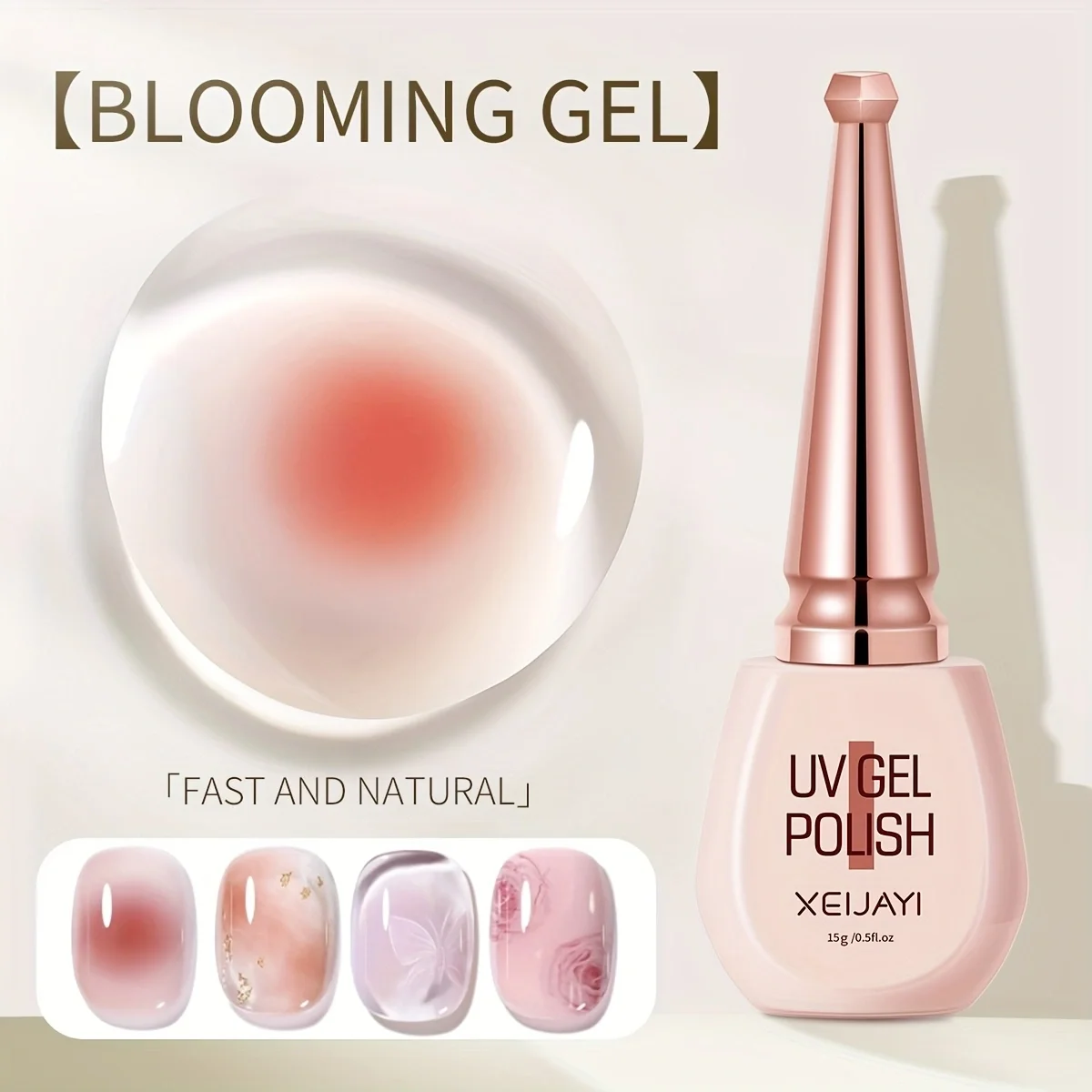 Colle pour taches de bouteille de poudre XE ----- Colle naturelle pour vernis à ongles, dégradé rapide, colorant à l'eau, motif de marbre liquide, longue durée