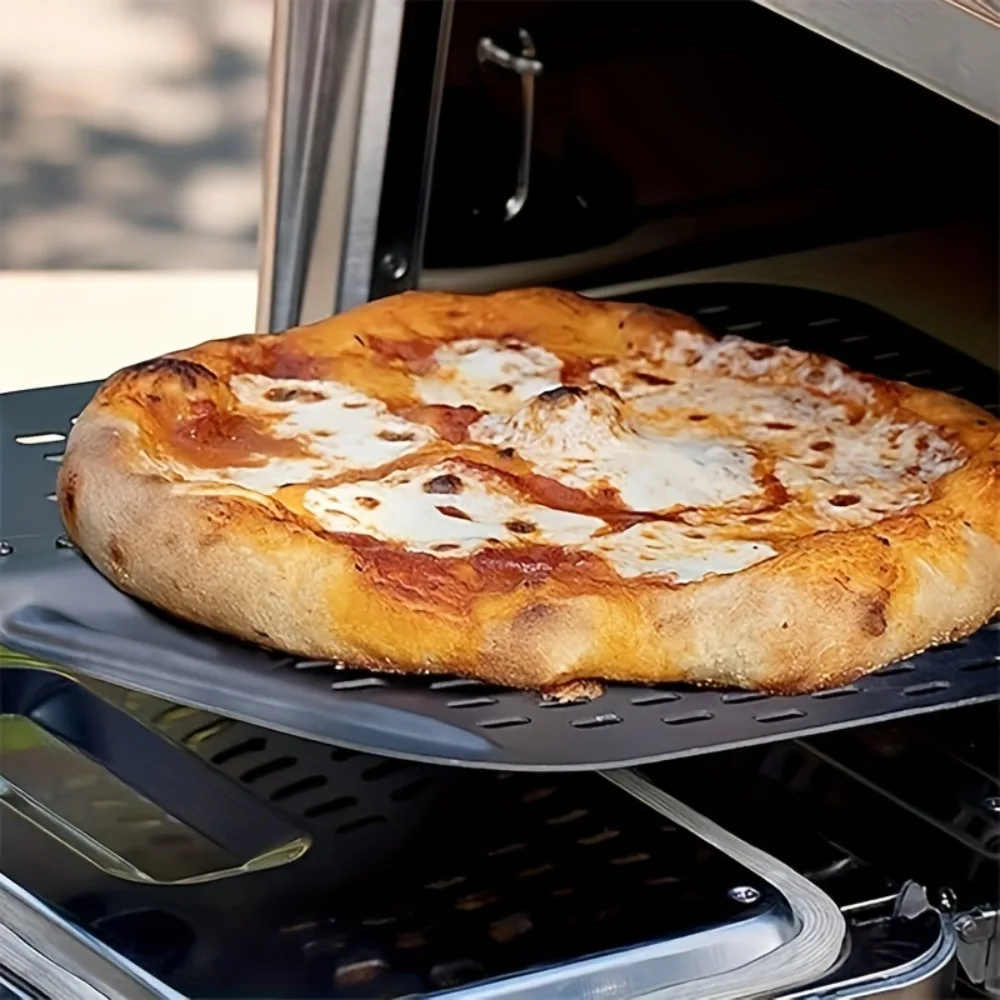 

Removable Pizza Spatula, Aluminum Pizza Transfer Shovel, Stainless Steel Semicircular Cutter, Baking Tool for Pizza.