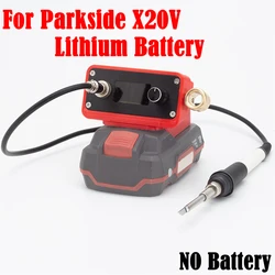 OLED T12 Cordless Soldering Iron Station For Lidl Parkside X20V Team Lithium Battery Electric Solder(Battery not included)