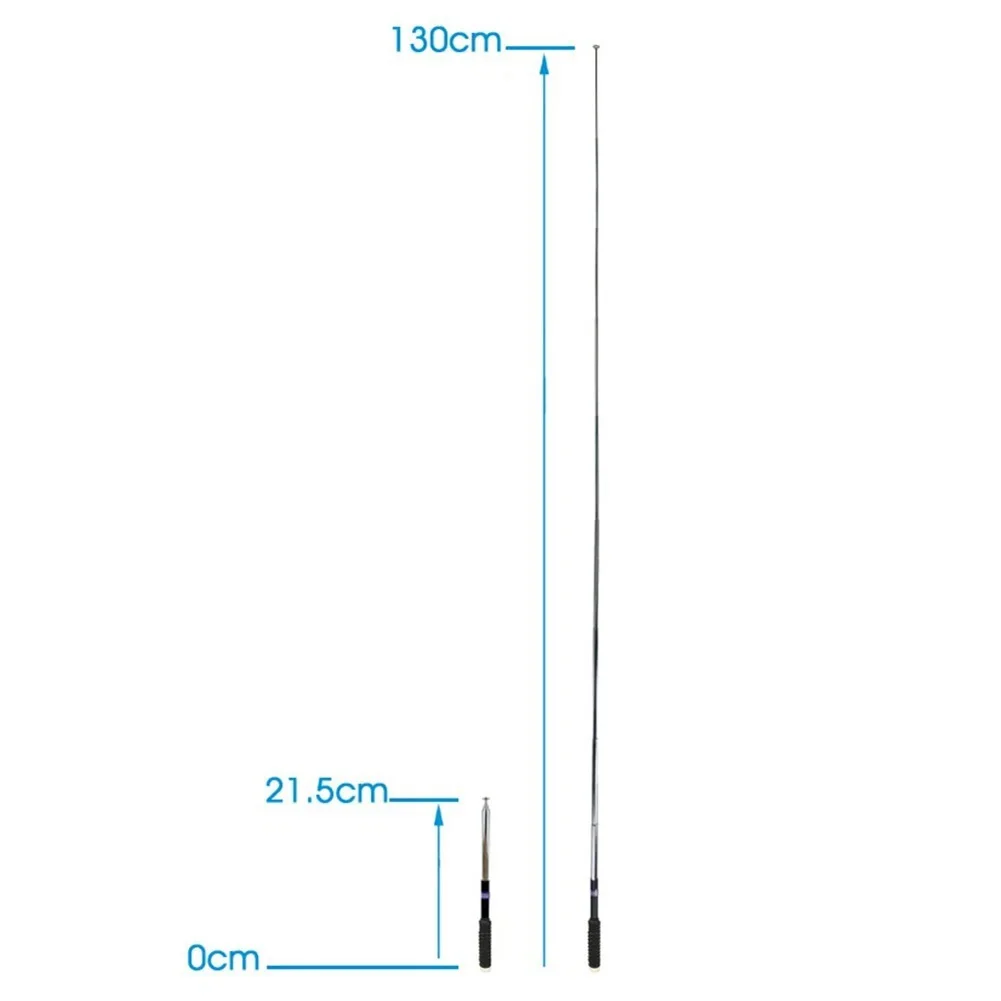 VHF Telescopic Antenna with For SMA Male for Yaesu VX6R VX3R VX7R VX8R VX150 VX160 VX180 VX400 FT270R FT250R 3dBi