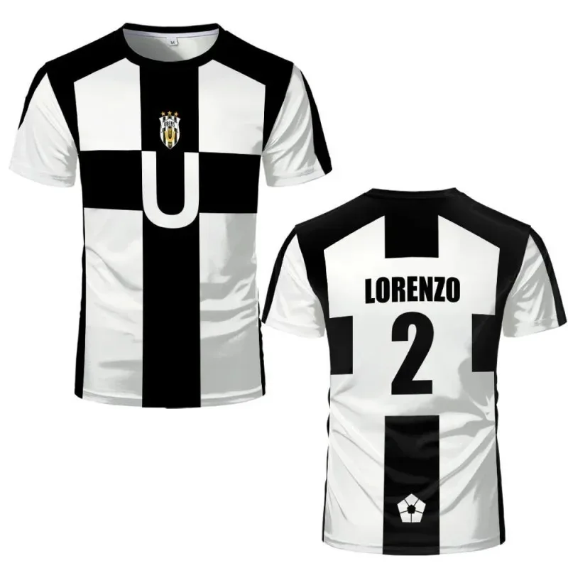 Blue LockAnime Don Lorenzo Cosplay Shirt UBERS Jersey #23 AIKU Cosplay Costumes #13 Barou Soccer Uniform 3D Printing