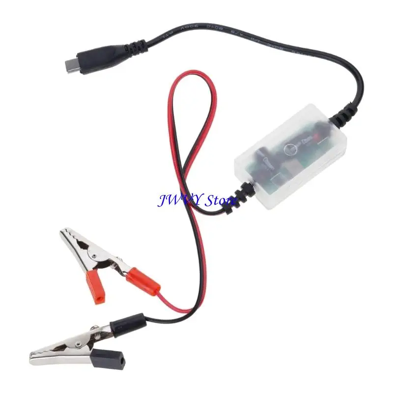 573A 12V Vehicle Battery Fast Charging Cable 5V/12V to 13.8V/14V Converter