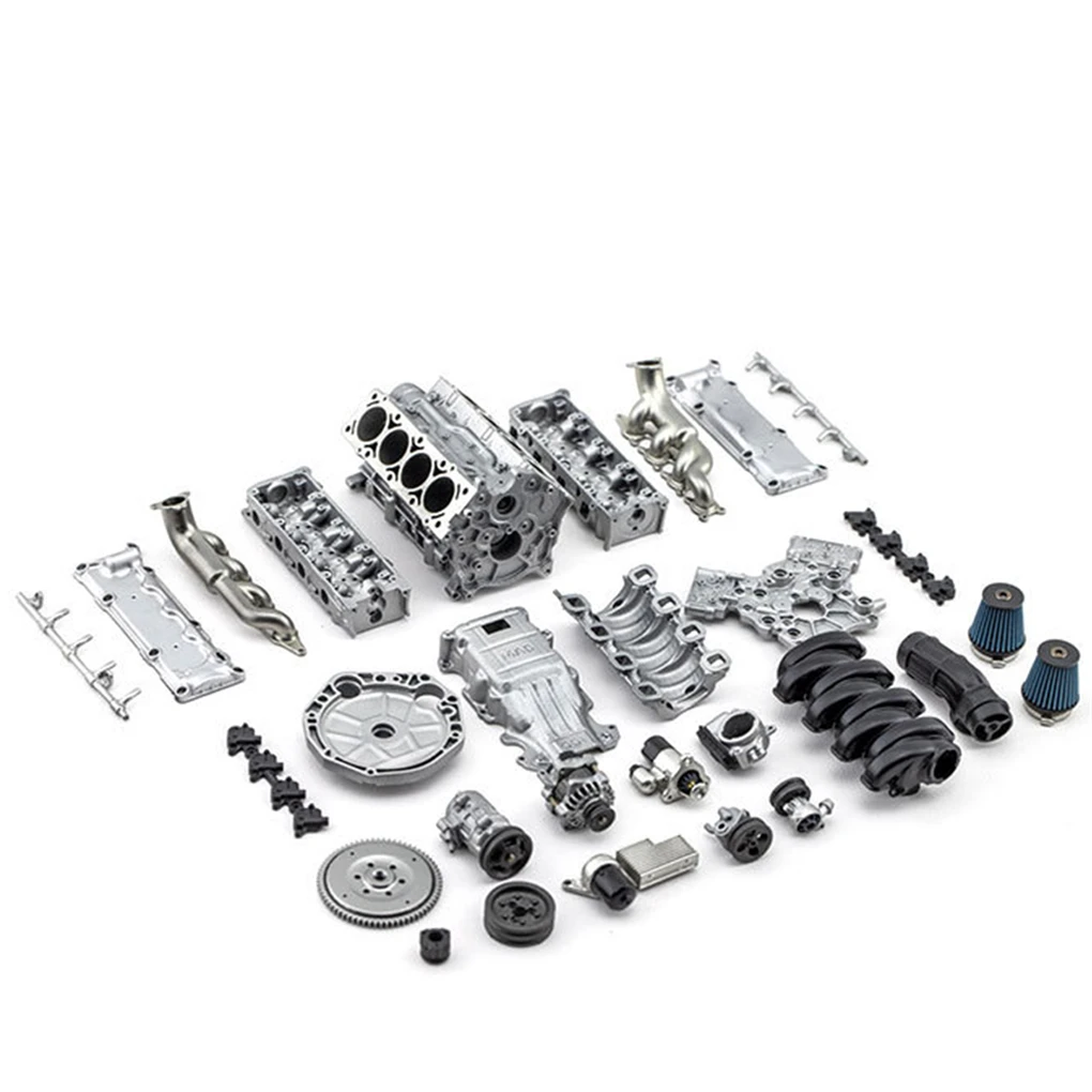 ชุดประกอบเครื่องยนต์แบบสันดาปภายในรุ่น MAD V8 สำหรับรถบังคับวิทยุ เหมาะสำหรับผู้ใหญ่และเด็ก