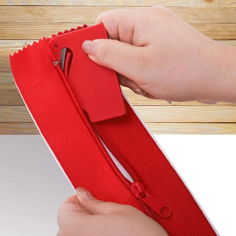 Dustproof Zipper, Double Sided Zipper With Plastic Sheet Cutter, Sealed Self-Adhesive Instant Door Zipper For Dustproof