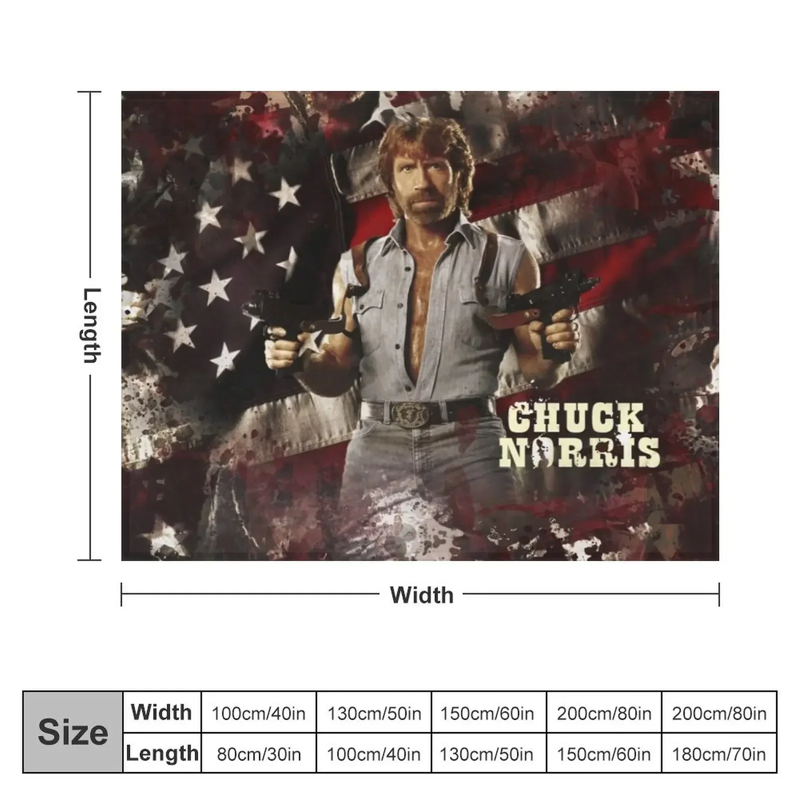 Chuck Norris Throw Blanket For Sofa Thin Thermal Blankets