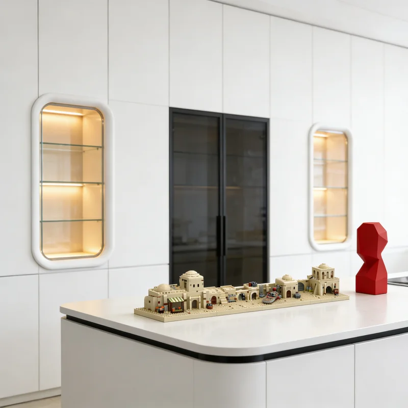 

2590pcs MOC Life In Mos Eisley Tatooine Star Battle Model Building Blocks Architecture Toys Christmas Gifts Education Kids DIY