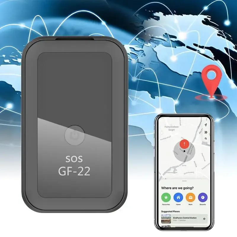 GF 22 Multifunction GPS Tracker Mini Car Tracking GPS Magnetic Anti-lost Positioner with Global Positioning System 42x26x15mm