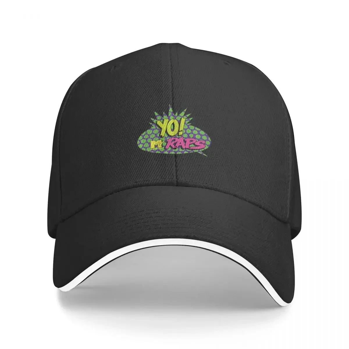 Yo MTV Raps Classic Logo Design Premium Baseball Cap men's big size hat Icon Women's Hats Men's
