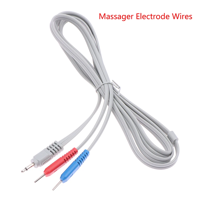 Massage Machine Electrode Wires Potable Size TENS Machine Electrode Wires 1.5 Meter 3 Pin for Health Care