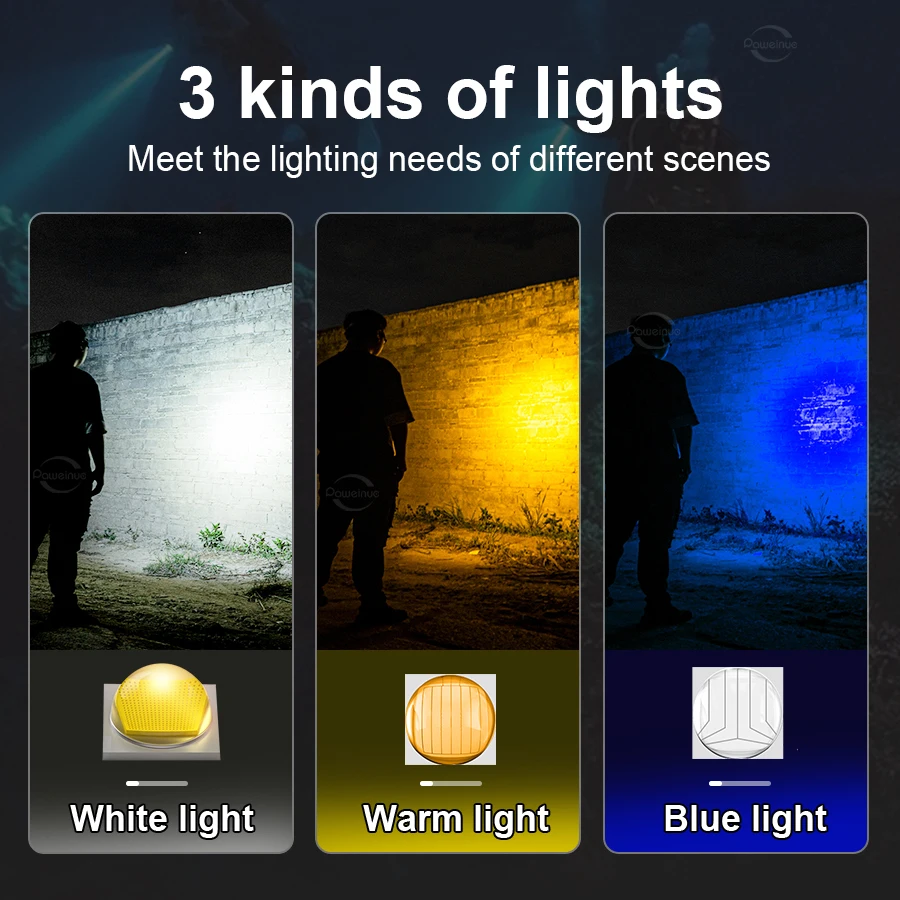 อัพเกรดไฟฉายดำน้ำกำลังสูง IPX8 - Underwater Flashlight บทวิจารณ์และราคา