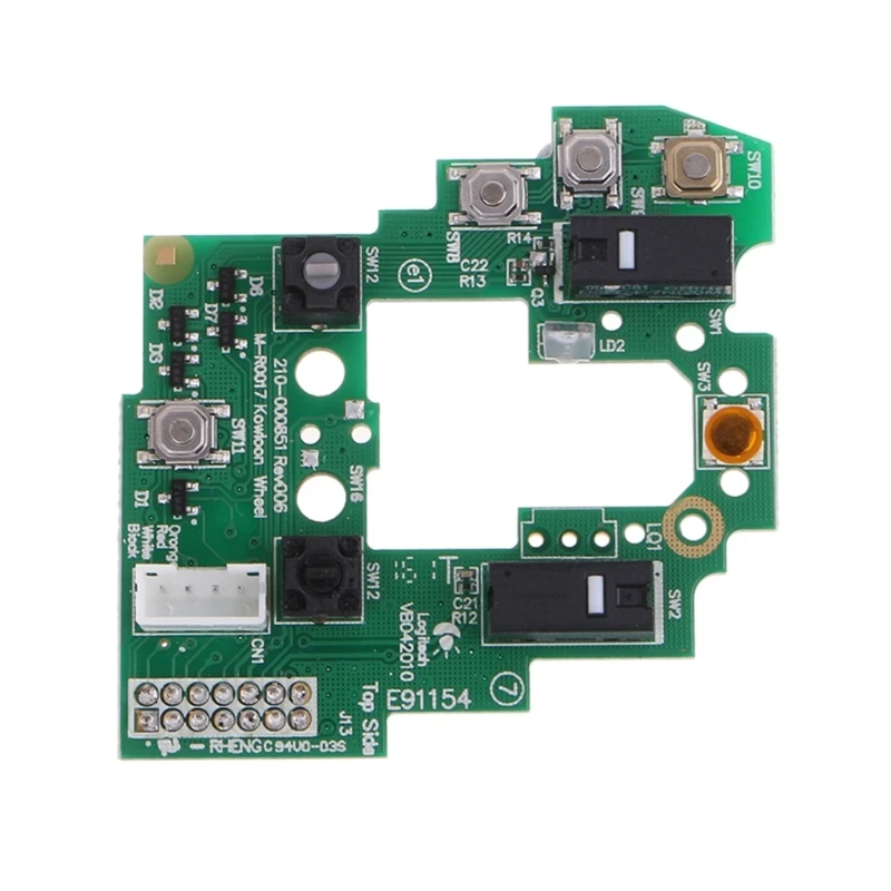 for G700 G700S Gaming Mouse Button Board Upper Mainboard Replacement for Gamers Diy Mouse Microswitch Enhanced Gameplay DropShip