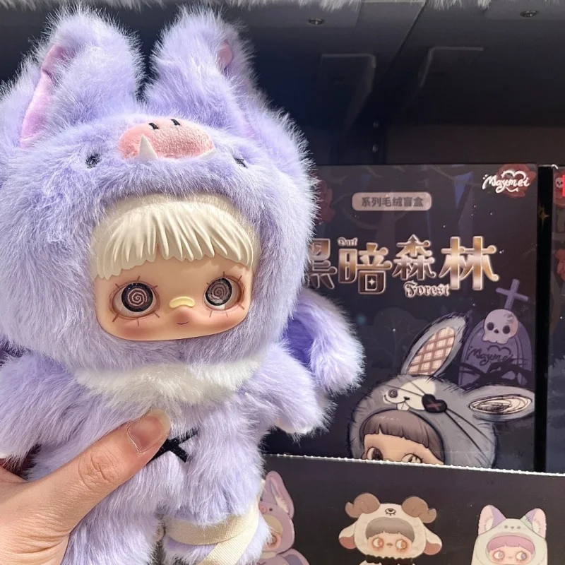 

В наличии Maymei Blind Box Dark Forest Series Maymei V2 Аниме Кукла Mystery Box Милый Медведь Фигурка Сумка Подвеска Подарок на Хэллоуин