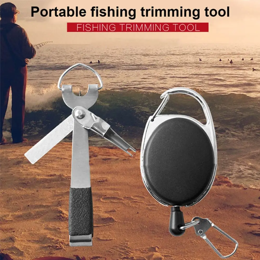 Sharp Snip Stainless Steel Fly Fishing Clippers Line Cutter Quick Knot Tying Tool Fast Hook Nail Knotter