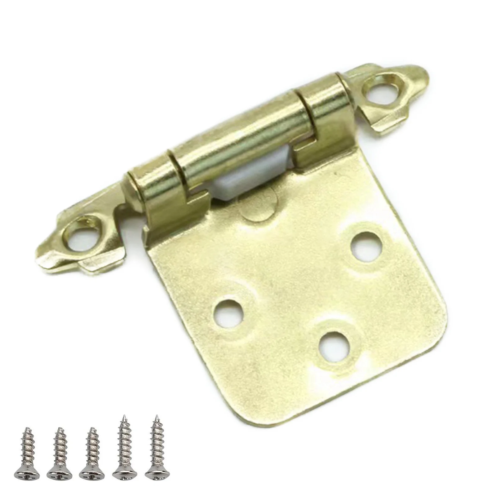 Charnières d'armoire pour portes de cuisine avec vis, charnières à ressort pour portes, accessoires d'armoire