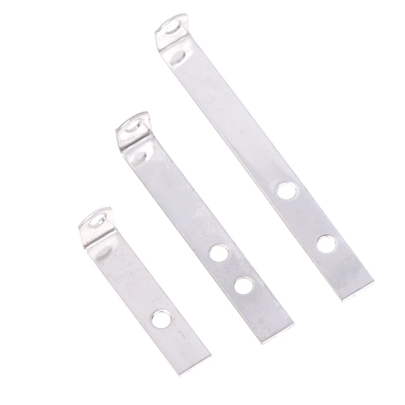 Suporte em aço inoxidável L para canal retroiluminado, Letter Mounting Lug, Instalação Ear, 10pcs por pacote