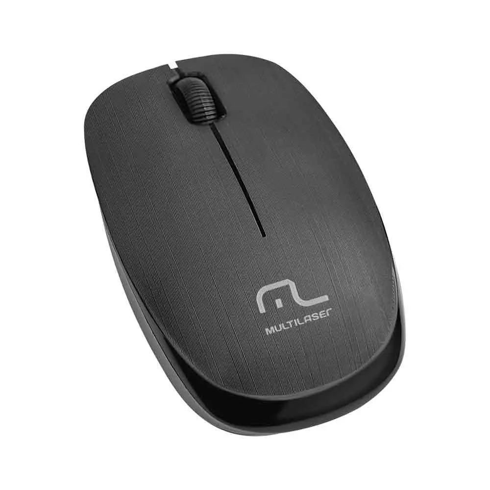 2.4 Ghz 1200 Dpi Usb Wireless Multilaser Mouse Black Mo251