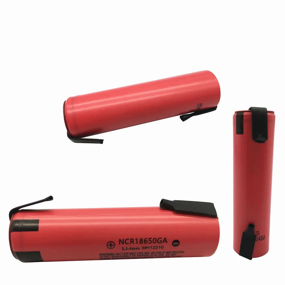 Batería recargable NCR 18650GA de alta descarga 3,7 V 3500mAh 18650 adecuada para todo tipo de productos electrónicos + NICKEL DIY