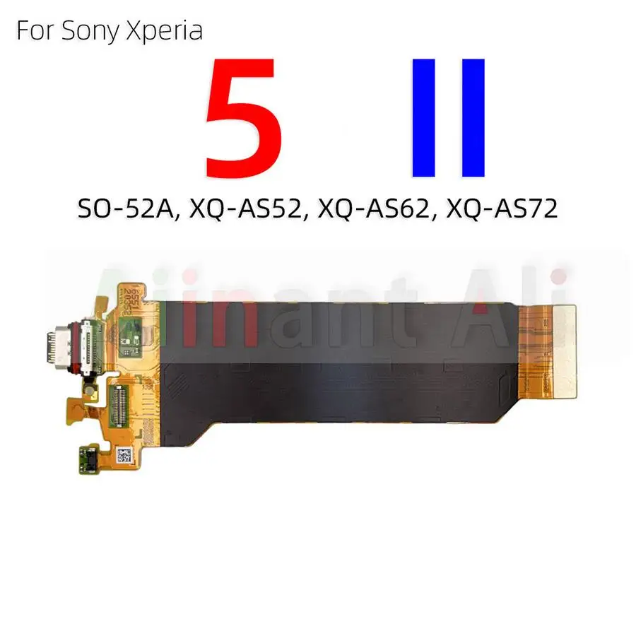 AiinAnt USB Dock Charging Connector Port Charger Flex Cable For Sony Xperia 1 5 10 I II III 2 3 Plus Compact Premium