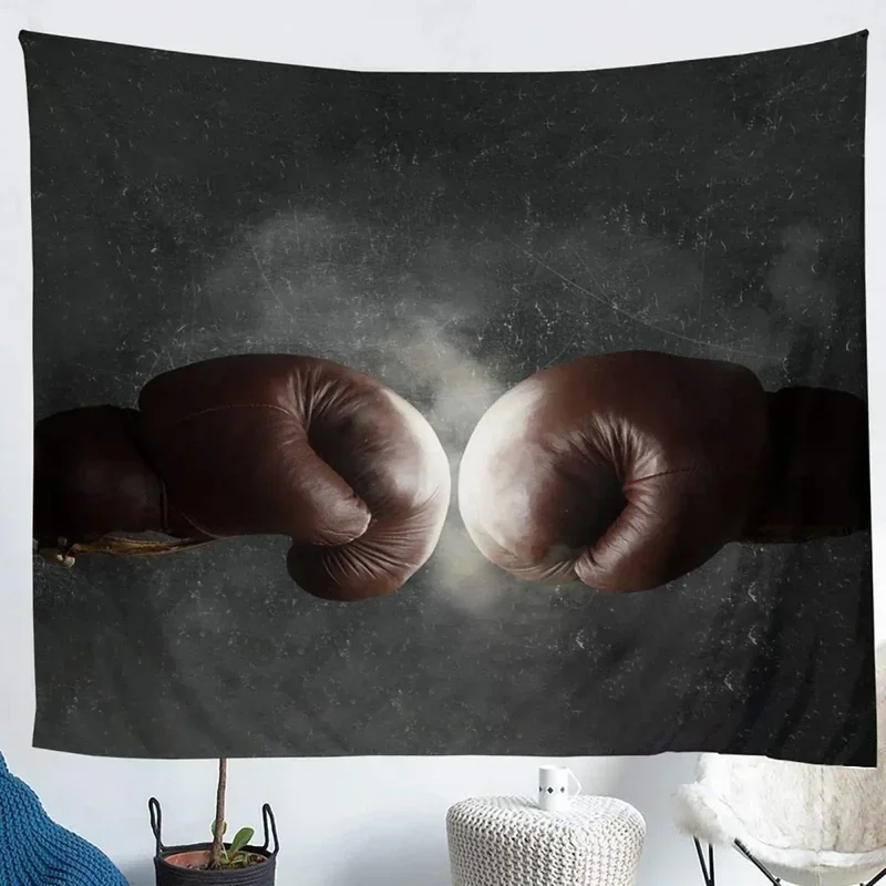 Wall carpet sports boxing glove carpets decor for bedroom living room