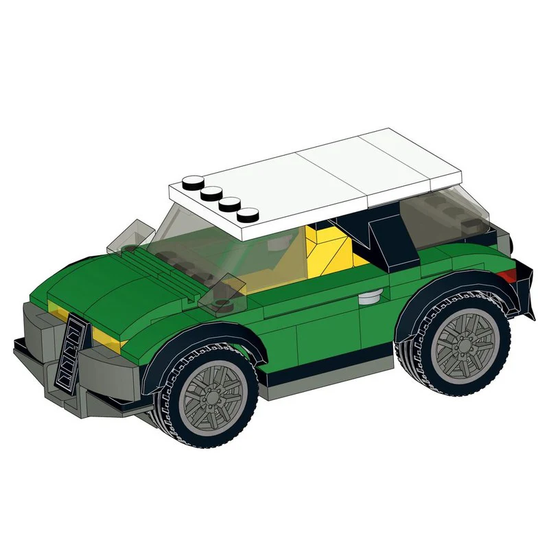 Speed Racing Car Model MOC Building Bricks Sport Utility Vehicle Modular Technology Children Holiday Gifts Assemble Toys Suit