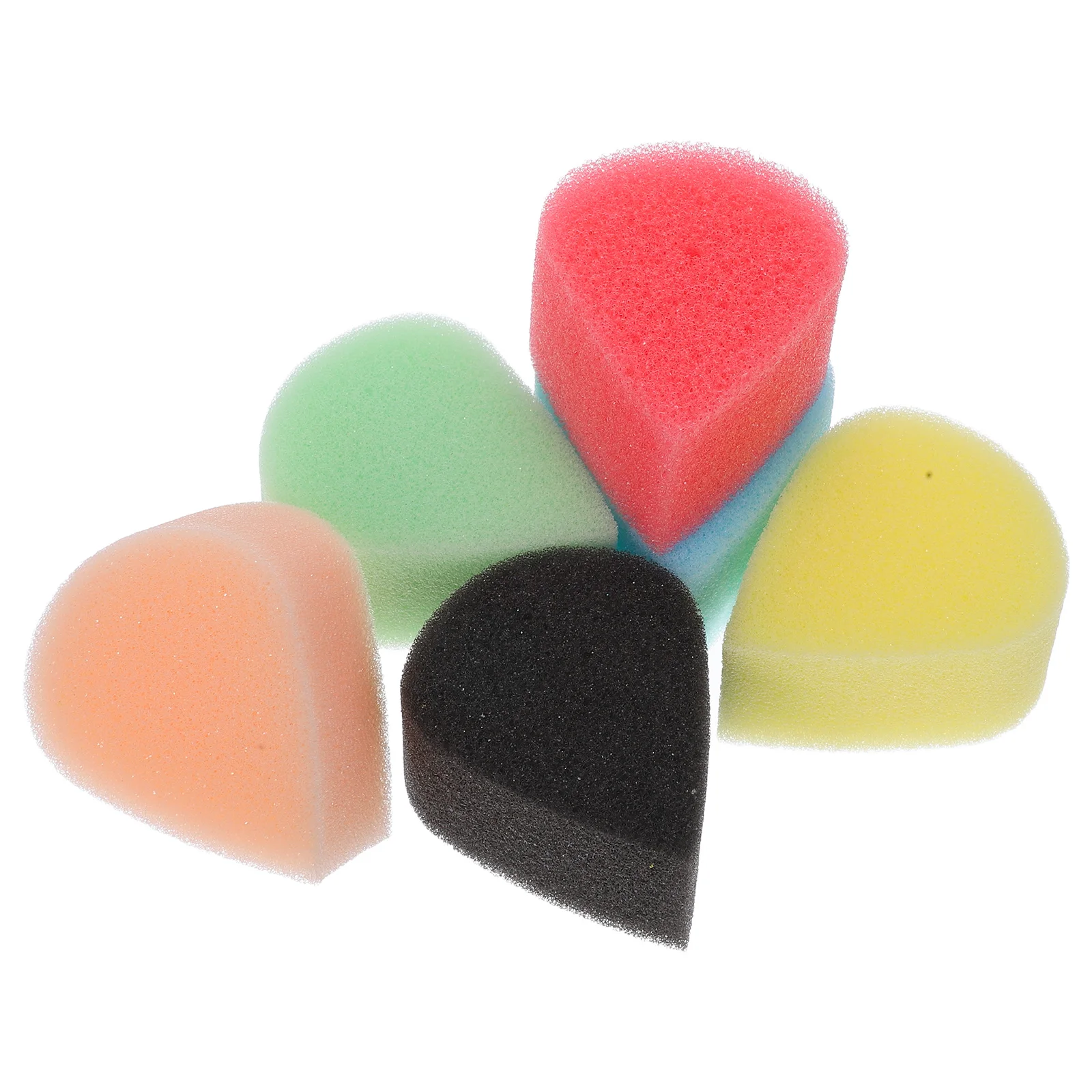 

6Pcs Face Paint Sponges Tear Drop Shape Children's Face Painting Art Tools Body Paint Makeup Sponges Powder Sponge