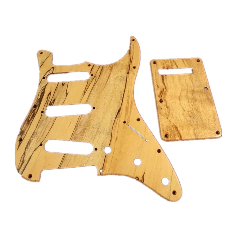 Different colors of SSS Pickguard & Backplate & Screws solid wood for ST Style Guitar parts