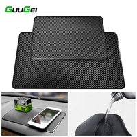 GUUGEI Anti-Slip Car Mat Dashboard Phone Holder Non-Slip Large Car Phone Silicone Pad PVC Mat Auto Central Control Accessories
