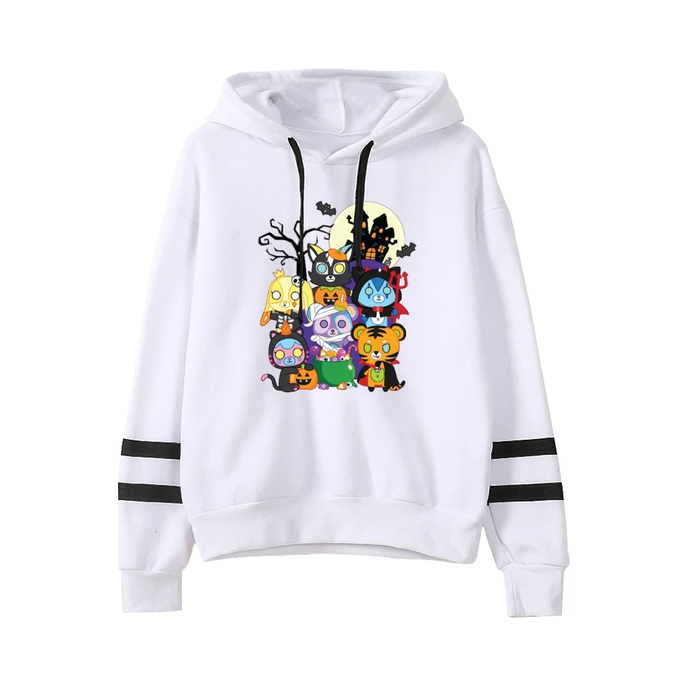 ItsFunneh cirow District Merch Unisex bez kieszeni równoległe drążki bluzy z rękawami kobiety mężczyźni bluza z kapturem śmieszne ubrania