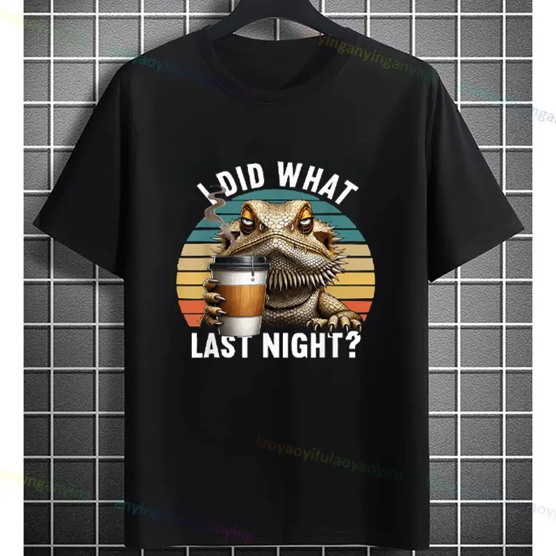 T-Shirt athlétique décontracté pour hommes avec Dragon barbu "This Is My Happy Face", T-Shirt à manches courtes en pur coton, vêtements d'extérieur