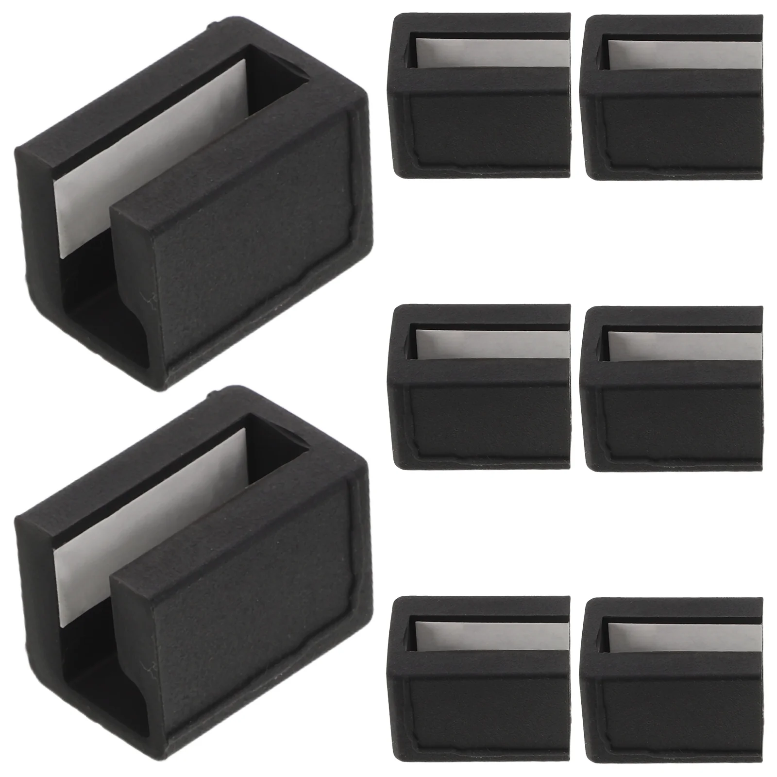 8 قطعة مقبض كابينة سيليكون يغطي واقيات الزوايا واضحة للطفل التدقيق الأثاث حافة حماة مصدات السلامة الناعمة الجدول