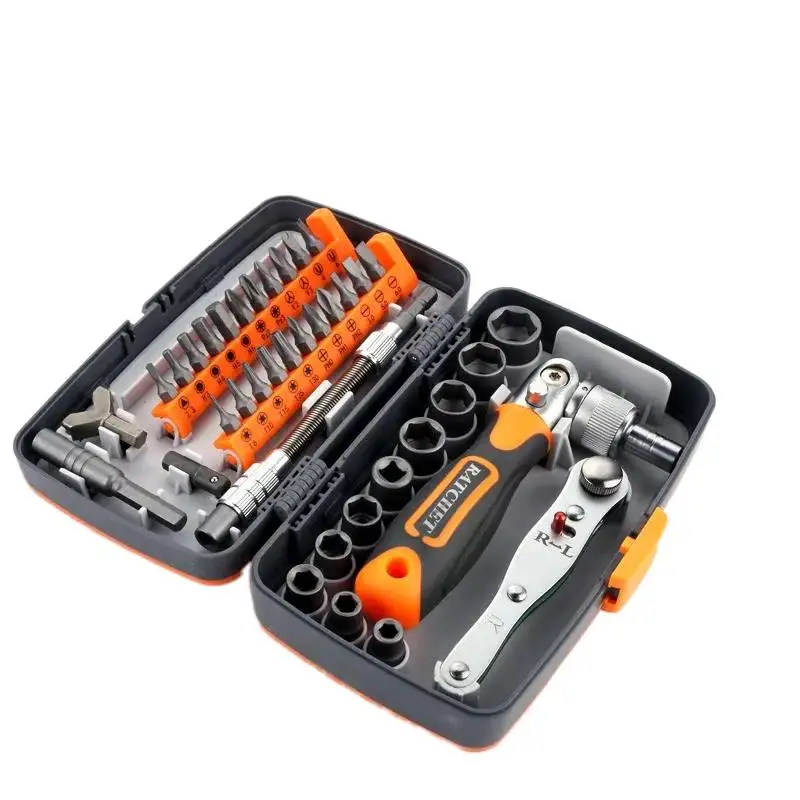 AliExpress NONE 38pcs Professional Motorcycle Bicycle Maintenance Tool Set Quick Hand Tool Ratchet Screwdriver Sleeve Portable for Bike Repair