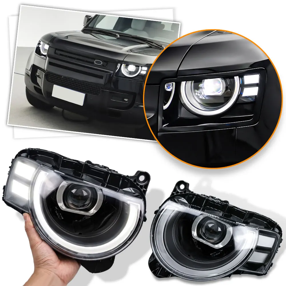 2026 New Style Car Rear LED Headlight Turn Signal Light for Land Rover Defender 2020-2026