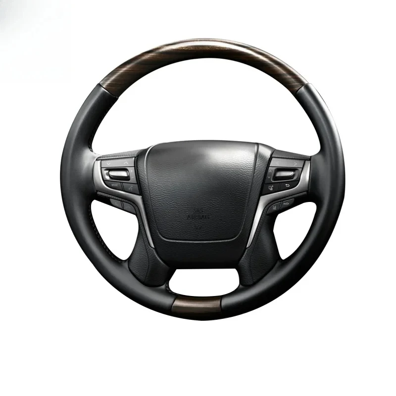 TOP Best SellingReal Leather Steering Wheel LC200 2008-2020 VX GX Size Coupe Version SuiHigh Quality