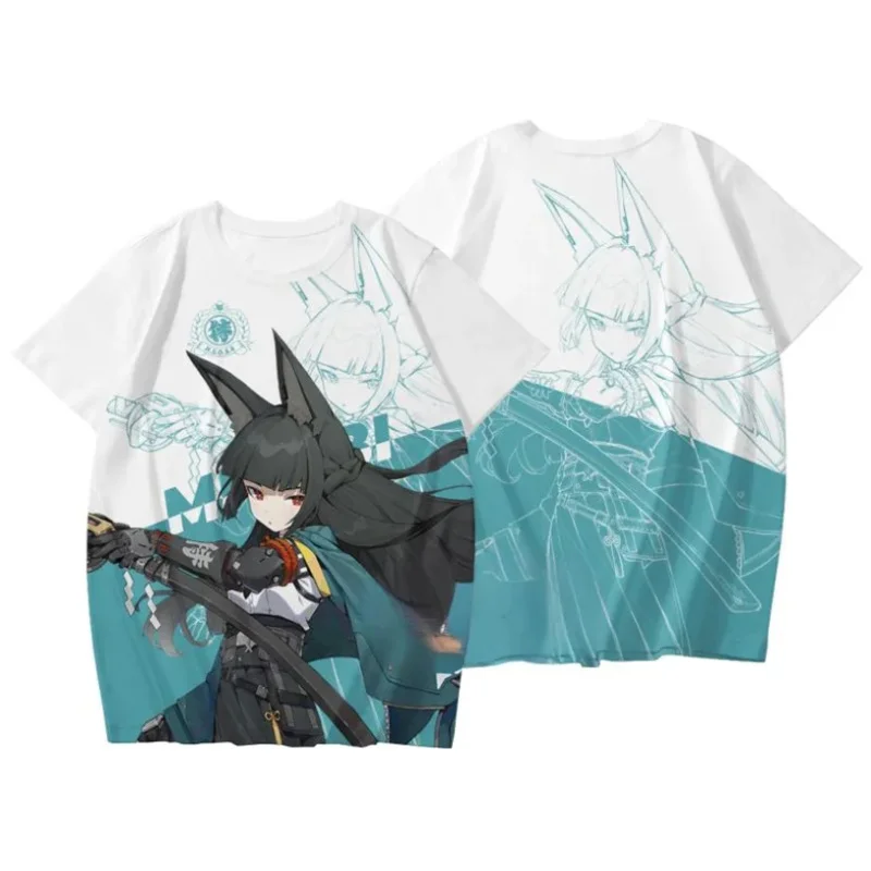 لعبة شعبية Zenless Zone Zero Evelyn Chevalier الجرافيك تي شيرت ثلاثية الأبعاد طباعة طفل Y2k أفضل الرجال/النساء Harajuku قصيرة الأكمام س الرقبة المحملة