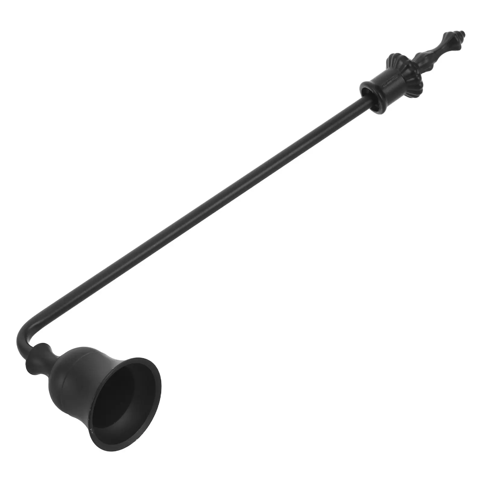 Retro Metal Snuffer Extinguisher Long Handle Safe Wick Flame Snuffer Vintage Rustic Decorative Tool for Home