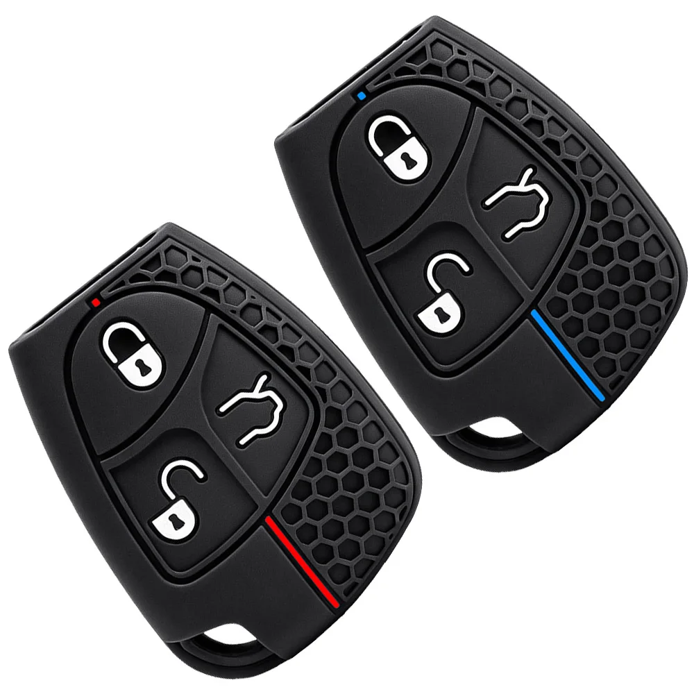2026 1 PCS Silicone Car key cover Case For Mercedes Benz C B E Class W203 W211 W204 YU BN CLS CLK