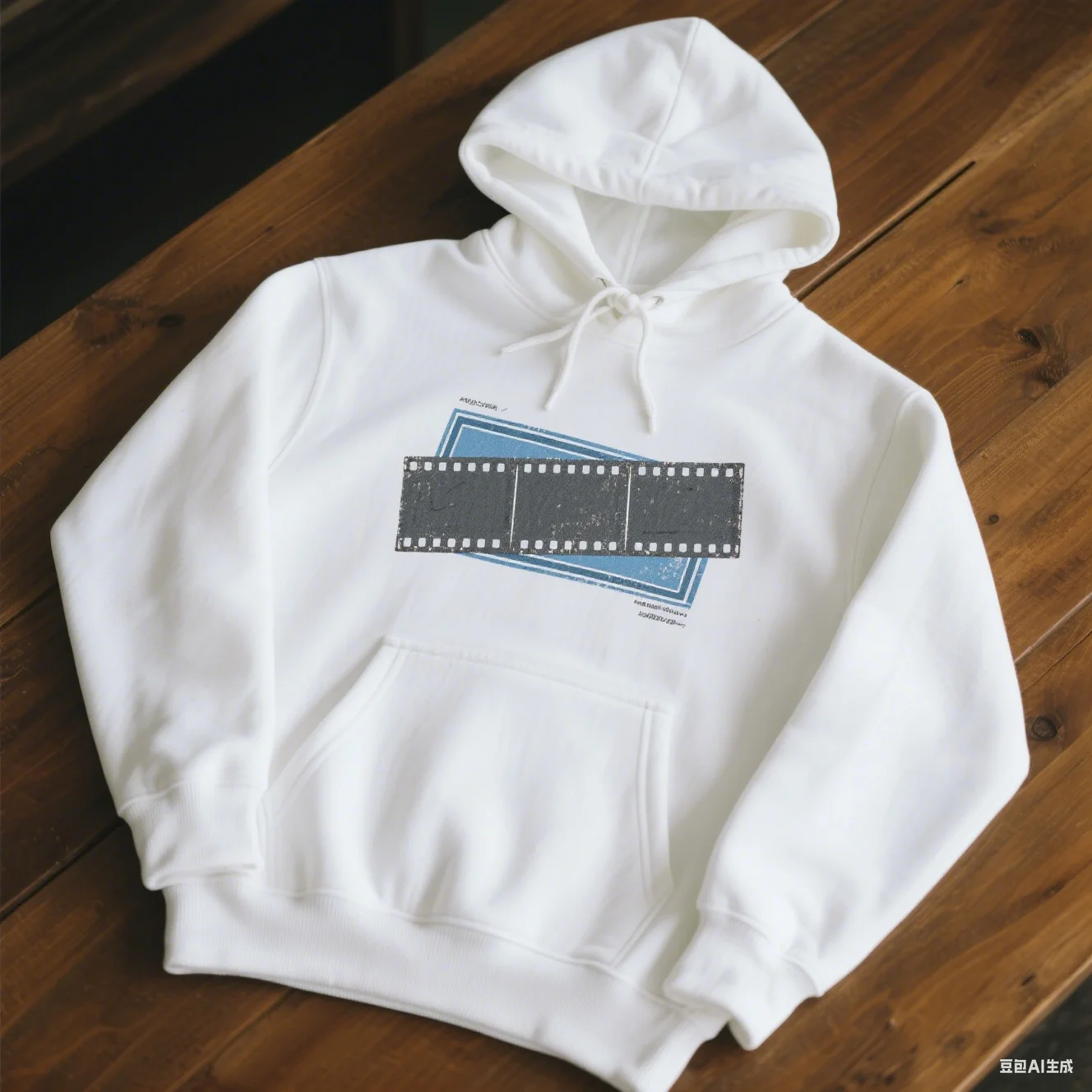 خمر فيلم قطاع طباعة 330G الثقيلة مقنعين البلوز نفس اللون هود للجنسين القطن البلوز مع التصميم الكلاسيكي