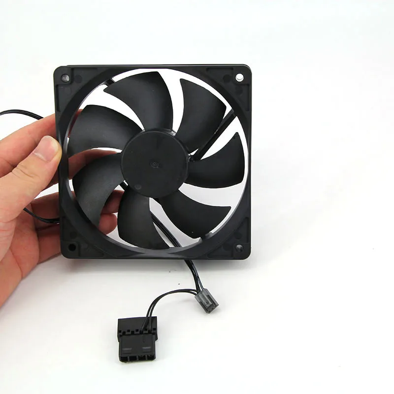 80mm 90mm 120mm 8cm 8025 DC 12v 3pin big 4pin Brushless Computer Cooling Fan PC Fans For Computer Case GPU CPU Cooler Radiator L