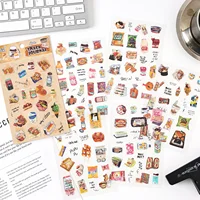 6/36 Sheets Cute Magazine Scrapbooking Stickers Book DIY Junk Journal Material Decoration Album Diary Stationery supplies 4